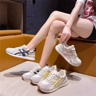 Летние немецкие тренировочные маленькие белые туфли женские сетчатые дышащие 2025 новые универсальные супер огонь обувь Форреста Гампа повседневные спортивные кроссовки для бега