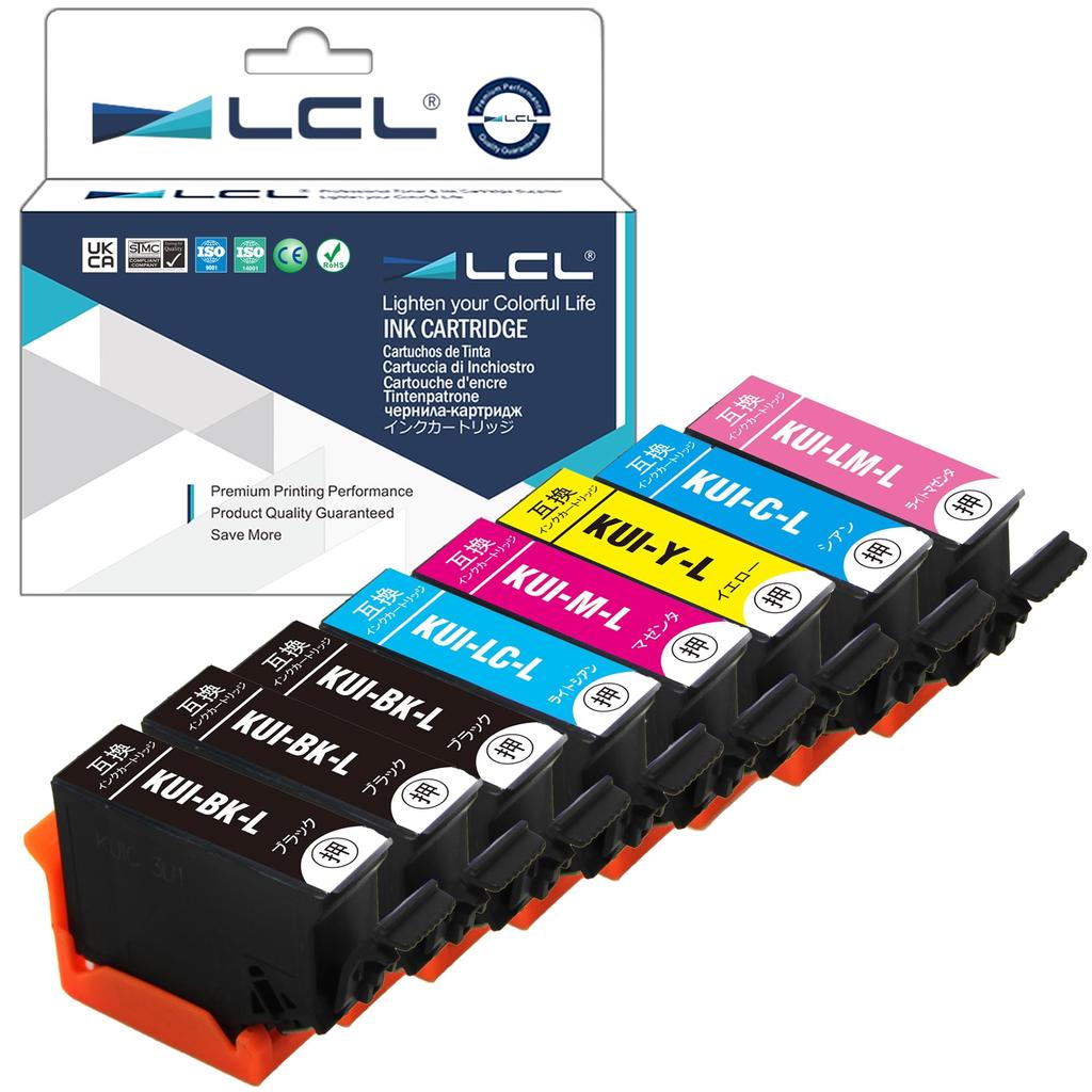 LCL Clownfish for Epson Compatible Ink Cartridge Packs 3 Black Cyan Magenta Yellow Light Cyan Light with Increased Amount Remaining Amount Display