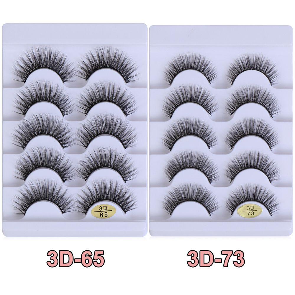 Flared Multi-styles Natural Long Criss-cross Eye Lash Extension 3D Faux Mink Hair False Eyelashes
