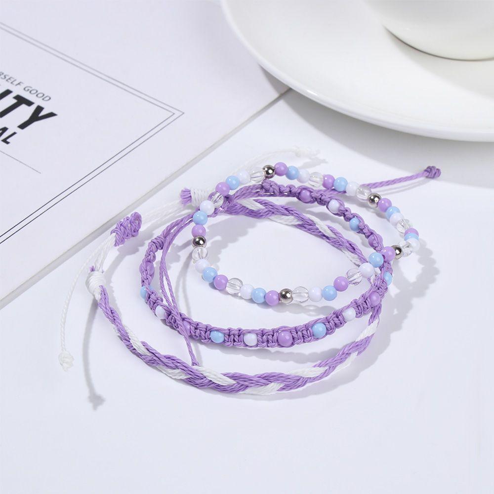 Handmade Charm Design Muti-layer Bracelets Hand Woven Bracelets Fashion Jewelry Beads Bracelet