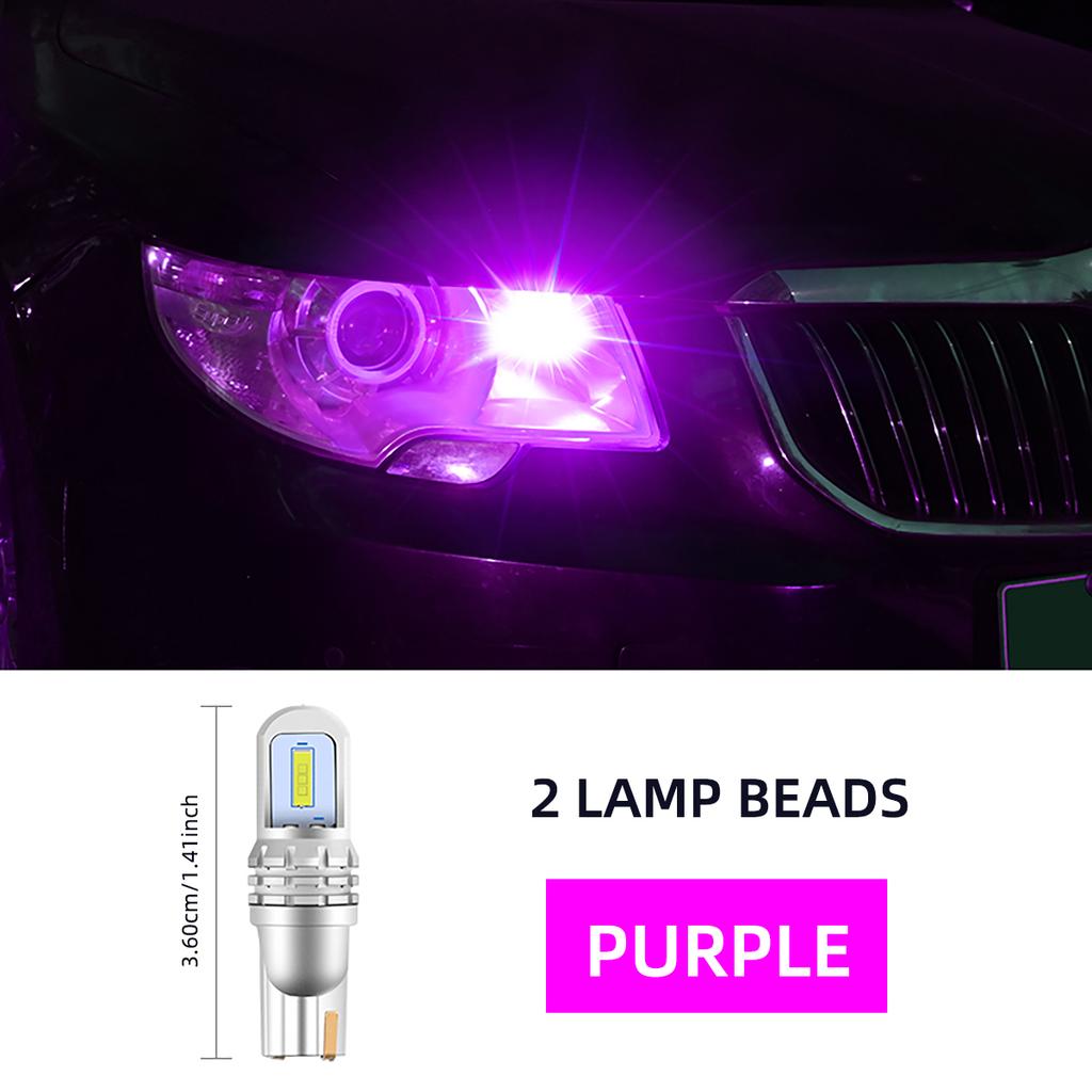 2 шт. светодиодные T10 W5W 168 194 CANBUS без ошибок для грузовика, внутренний свет для чтения, лампа номерного знака, белый 6000K 24V, аксессуары