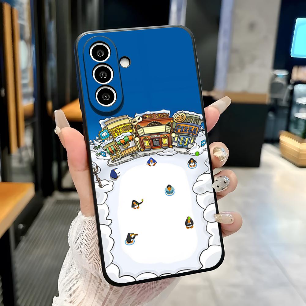 P-Pingu Penguin Phone Case For Samsung S26 S25 Plus S20 S20 Plus S22 Ultra S23 FE S21 Plus S21 Ultra Soft Cover