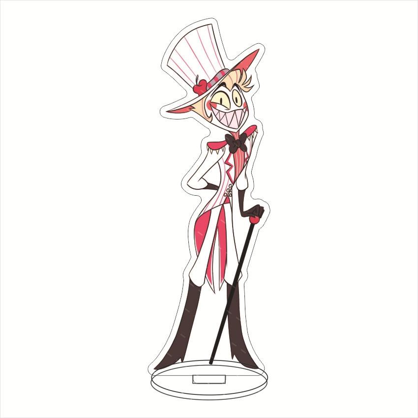 Аниме Hazbin Hotel Чарли Морнингстар Косплей Стенд Акриловые Фигурки Вагги Настольный Стоячий Знак Модель Декор Подарки на День Рождения