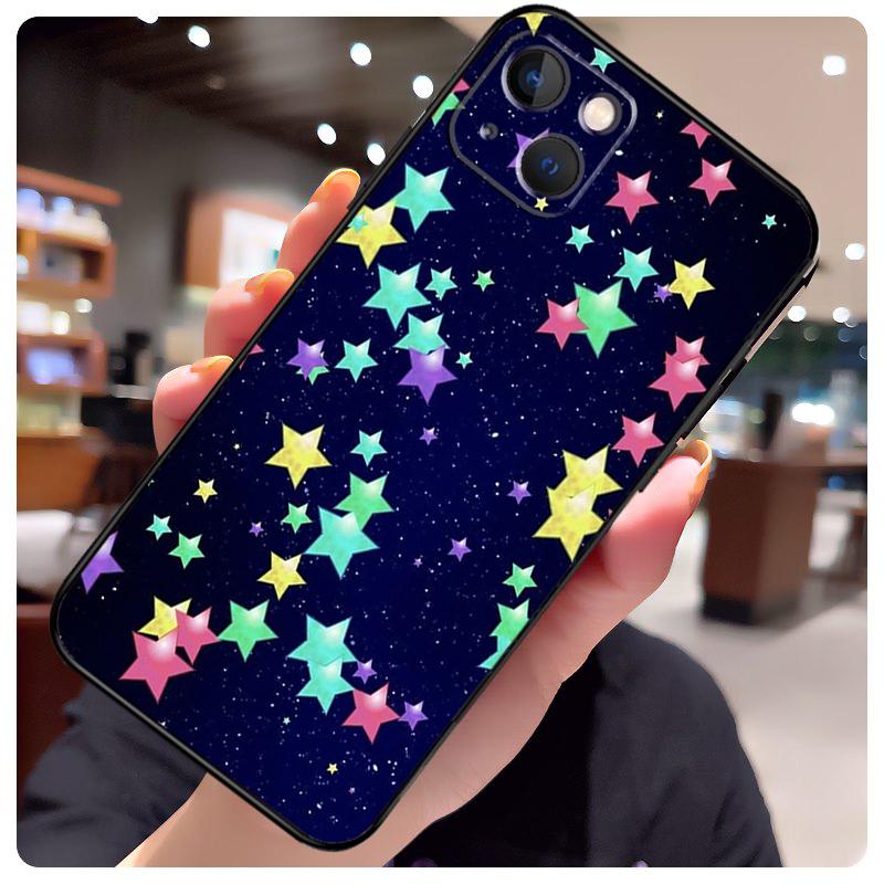 Яркие Звезды Художественный Чехол Для iPhone 16 Pro Max 14 13 12 11 15 17 Pro Max mini 15 16 Plus 16e 17 Air Чехол для Телефона