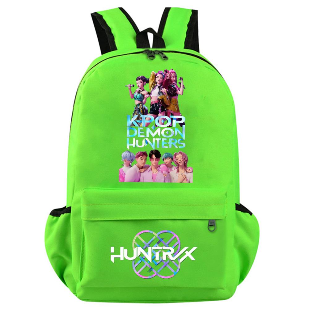 Anime Cartoon Kpop Demon Hunters Printed Backpack for Teenager Student Girl Boy Bookbag Schoolbag Women Large Capacity Travel Bag Kid Gift Mochila