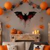 PVC Halloween Bat Wall Stickers Electrostatic Spooky Bat Sticker Window Sticker  Window