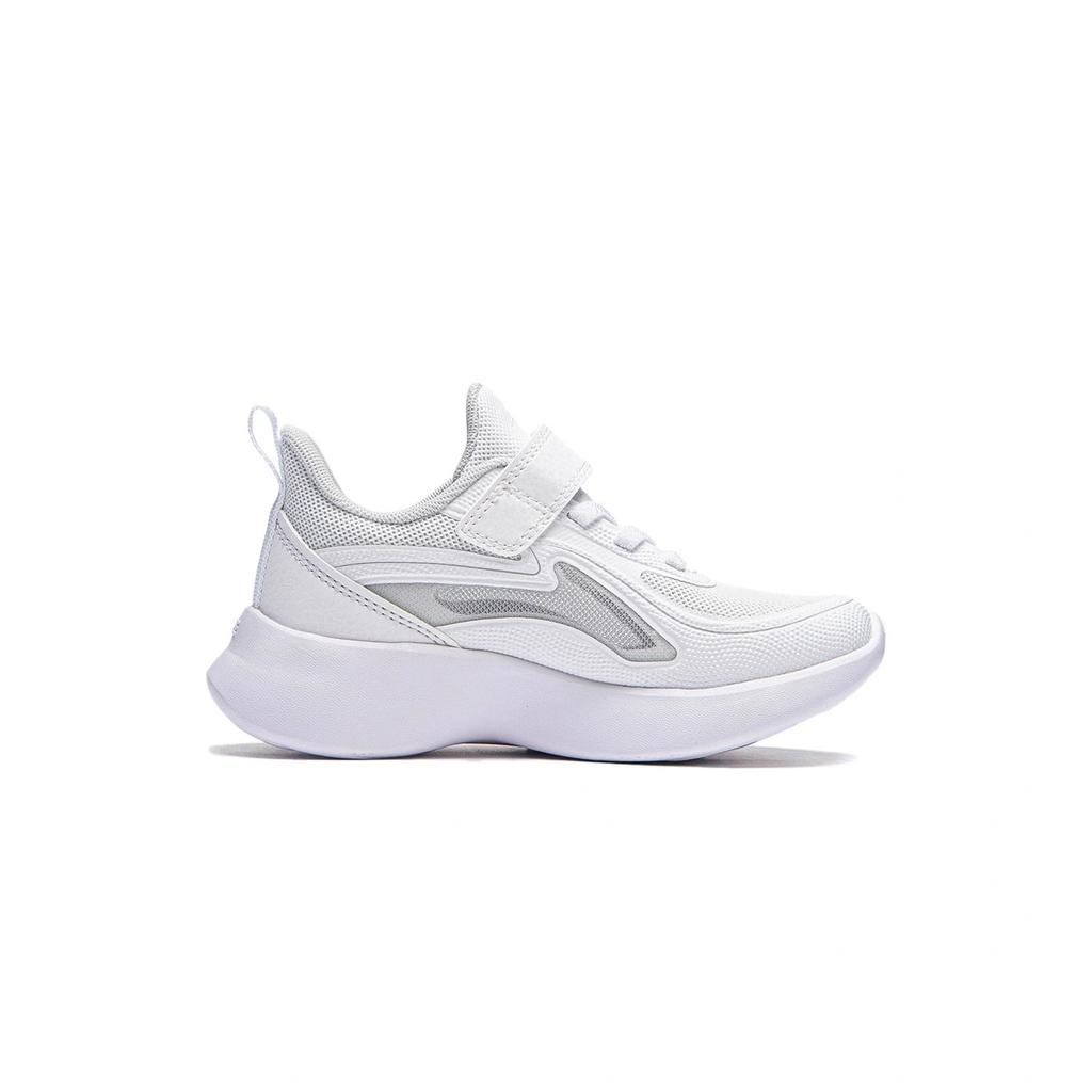 Li Ning Kids Comfortable Soft Fashionable Versatile Low-Top Casual Shoes Kids Sneaker Standard-White YKAU020-5