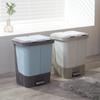 Kitchen Big Trash Can with Lid Wheels Odor Pedal Cube Storage Trash Can Bins Kosze Do Segregacji Smieci Waste Bins BG50WB