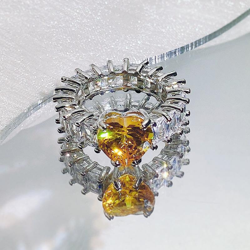 Кольцо Aquamarine Toppa Morgan Powder Moissan Square Diamond High Carbon Zircon, женское модное легкое роскошное кольцо, ювелирные изделия