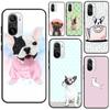 Чехол French Bulldog для POCO F3 F1 F2 M3 M4 X4 Pro GT X3 Pro Чехол для Xiaomi Mi 11 Lite 12 X Mi 11T Pro