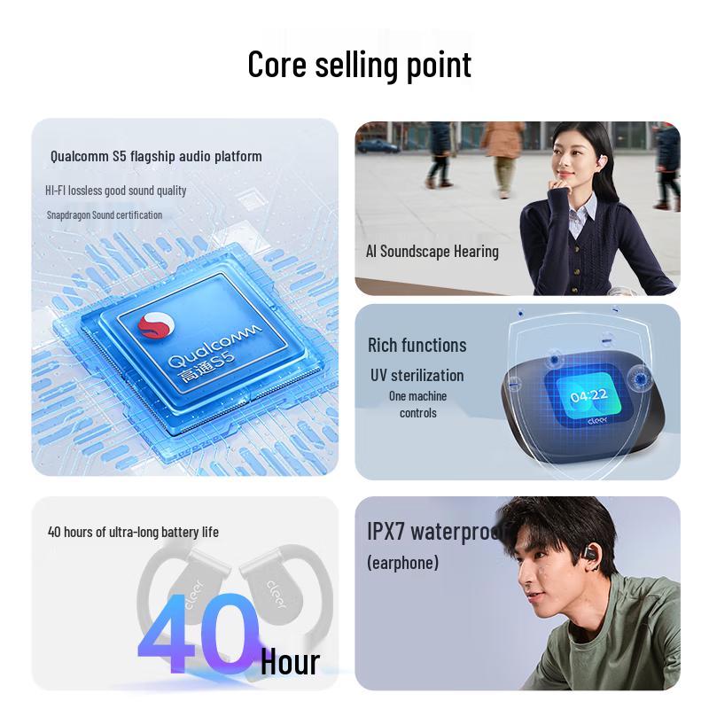 Cleer ARC 3 ANC Open-Ear Wireless Sports Headphones