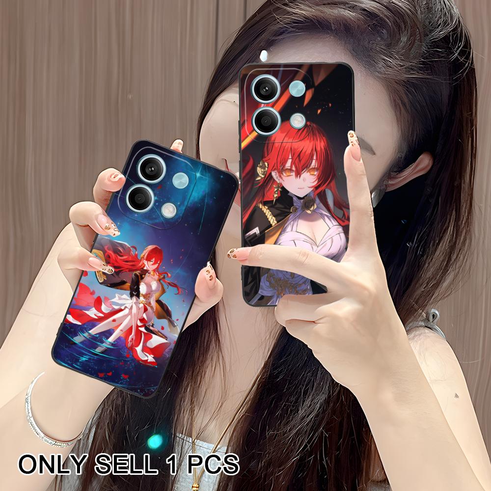 HSR Himeko Matte TPU Mobile Phone Case for POCO F8 F7 F6 F5 F4 F3 F2 Pro GT C75 C71 C65 C61 C40 Pro Ultra Colorful Cover