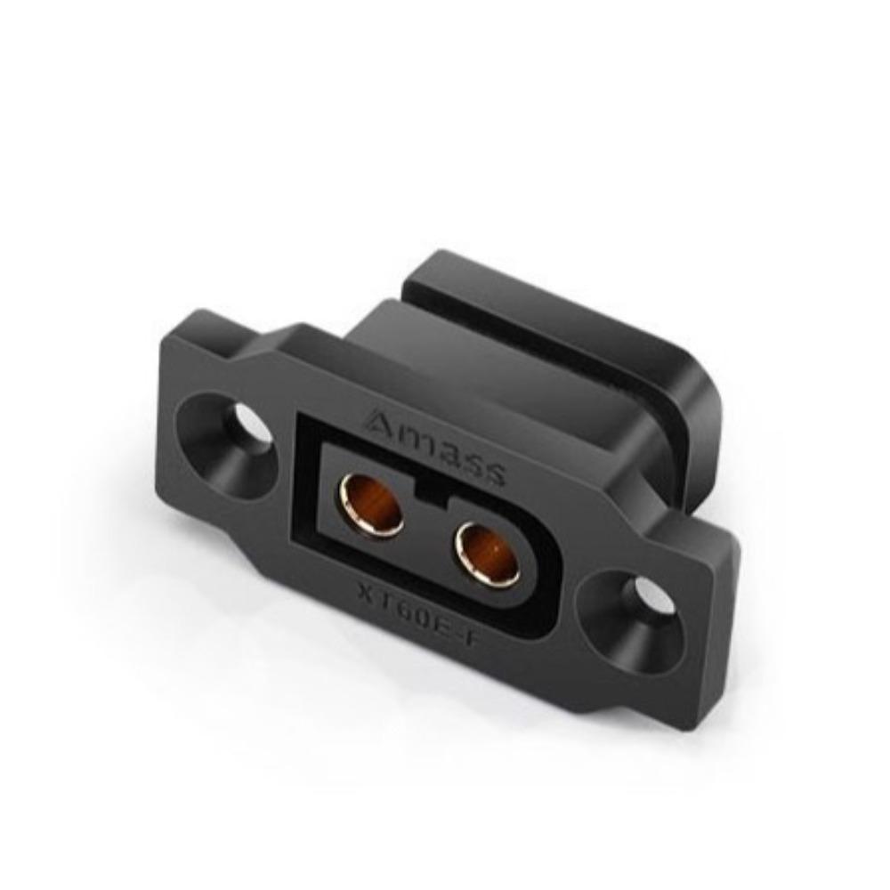 New AMASS XT60E Connector Yellow Black Mountable XT60E Female Plug FPV Racing Fixed Board Plastic XT60E-F Cover RC Accessories
