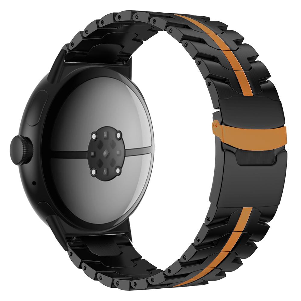 Titanium Alloy Watch Strap for Google Pixel Watch 4 45mm/3 45mm Wristband with Stainless Steel Buckle