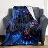 1PC Neon Panther Print Blanket, Throw For Sofa, Bed, Travel, Printing Blanket With Soft And Warm Fabric yy250918163