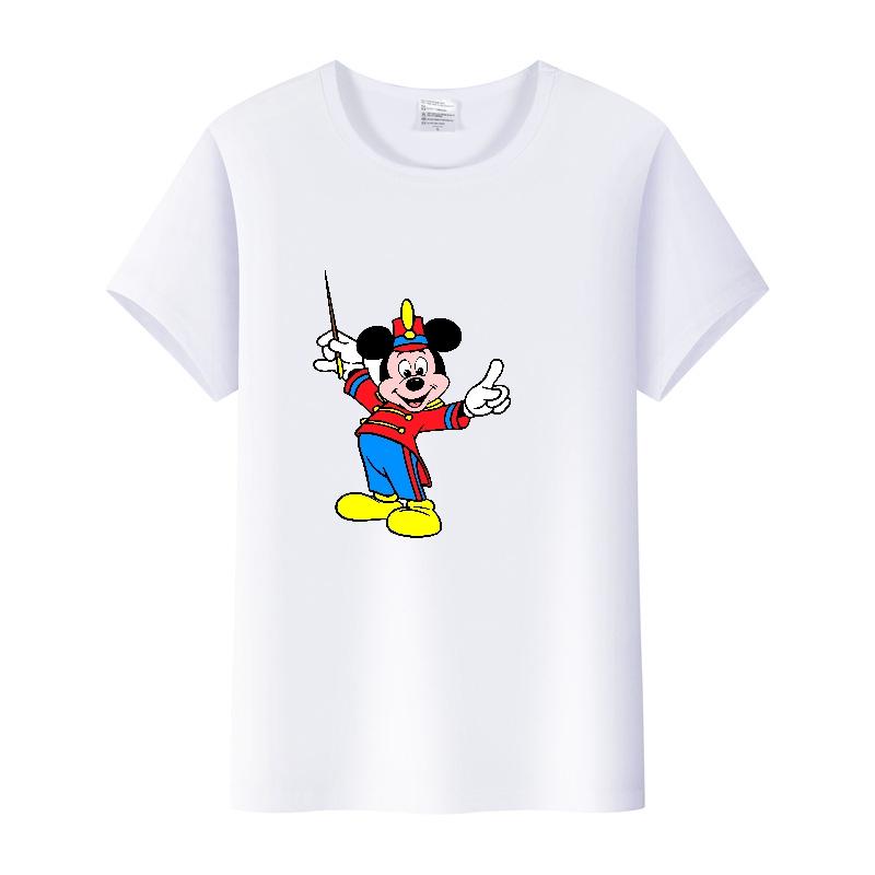 Summer Short Sleeve T-shirt Unisex Cartoon Tshirt Tops Oversized Tee Mickey Mouse Graphic Clothes