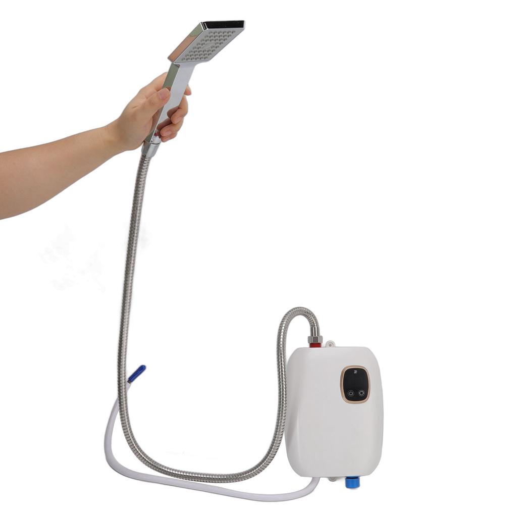 5500W 25A Electric Instant Hot Water Heater Touch Screen Over Temperature Protection Water Heater