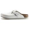 Бостонская сандалия Birkenstock с мягкой стелькой 'Белый' 0060134