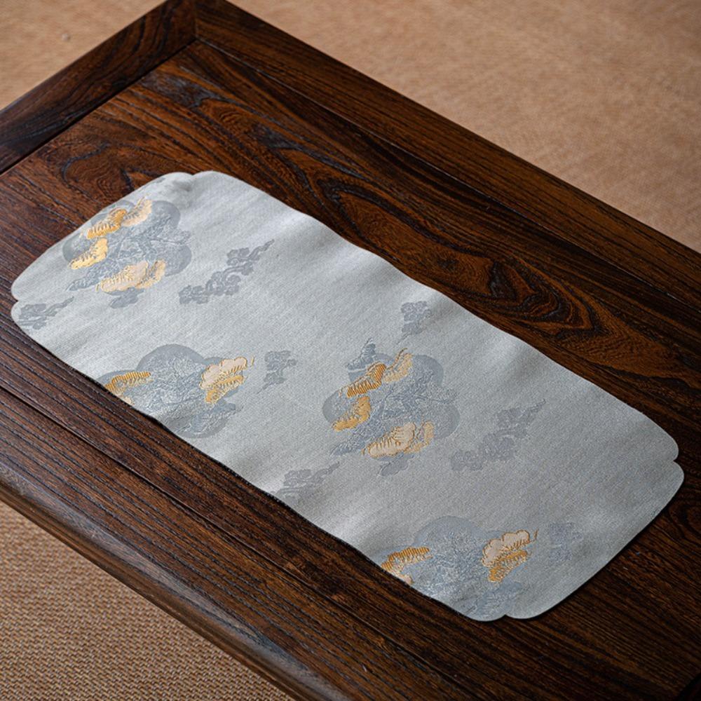 New Thick Tea Mat Embroidered Patterns Chinese Style Tableware Mat Creative Useful Table Mat