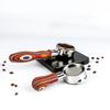 M10 Coffee Filter Modified Handle Italian Style Bottomless Solid Wood Handle Rosewood Espresso Machine Accessories 3