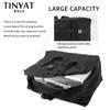Складная мужская дорожная сумка TINYAT, большая вместительная сумка для женщин, мужская переносная спортивная сумка выходного дня, черная мужская сумка