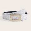 Korean Style PU Leather Wide Waistband Punk Y2K Girl Waistband Adjustable Sequin Belt  Outdoor
