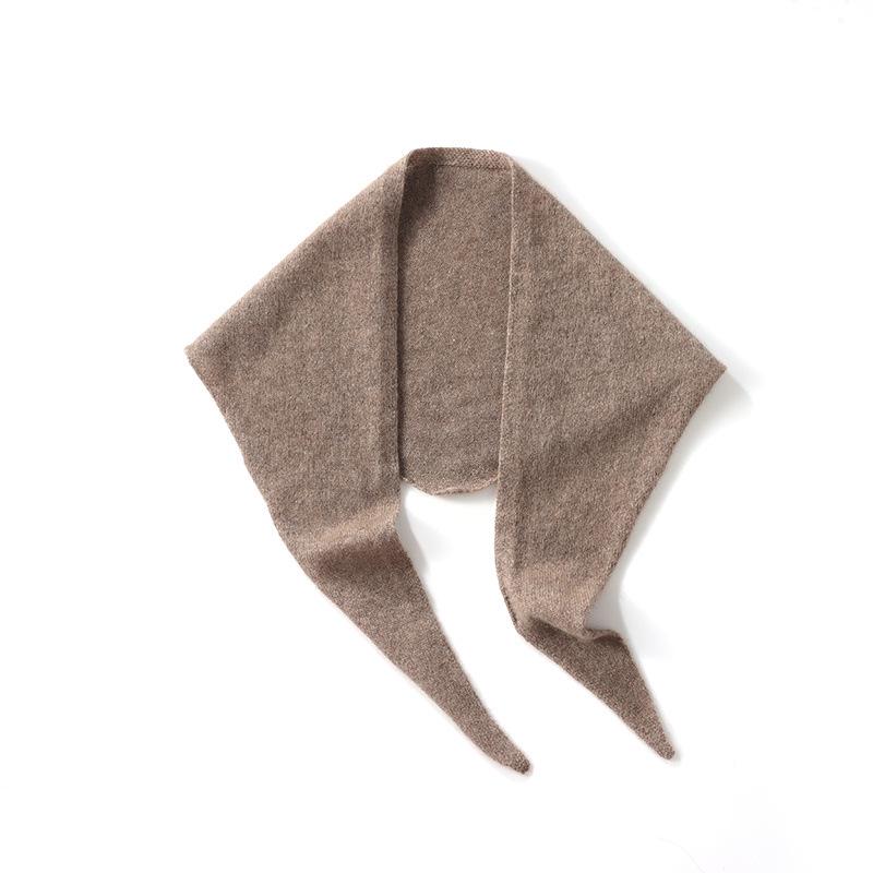 Женский кашемировый треугольный шарф: Мягкий, Теплый и Универсальный Шарф-манишка для Осени/Зимы