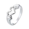 Открытое кольцо Регулируемое Свадебное Изысканное Парное Ювелирное Изделие Модное Помолвочное Романтичный Подарок Подруге Сестре Дружбы