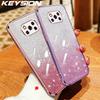 KEYSION Роскошный чехол-бампер с блестками для Xiaomi POCO X3 NFC, прозрачный, мягкий ТПУ, ударопрочный задний чехол для POCO X3 Pro