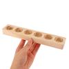 1Pcs 6 Holes Essential Oil Wooden Display Stand Essential Oil Storage