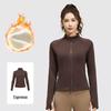 Liangsu Life Peach Velvet Stand Collar Fleece Yoga Jacket