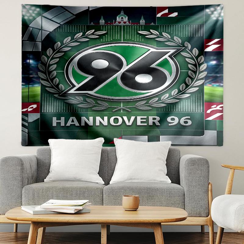 Hannover 96 Football Print Tapestry, Lightweight Wall Hanging, for Bedroom, Dorm, Living Room, Home Art Decor, Birthday Christmas Gift for Friends