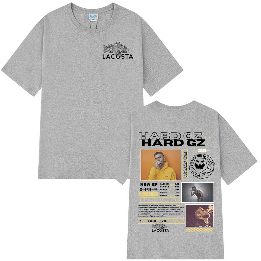 Rapper HARD GZ Tour 2025 Merch T Shirt Men Hip Hop Fashion Cotton Short Sleeve T-shirts Vintage Oversized T-shirt Top Streetwear9