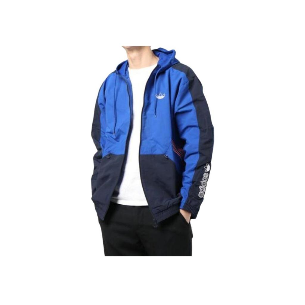 Adidas Originals Sprt Archive Повседневная спортивная куртка с капюшоном Мужская куртка Темно-синяя GN5504