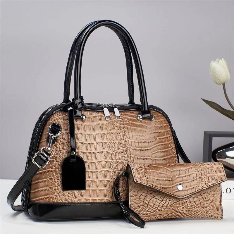 Women Tote Bag Fashion Large Capacity Leather Shoulder Bag Retro Women‘s Crossbody Bag Casual Portable Ladies Designer Handbag