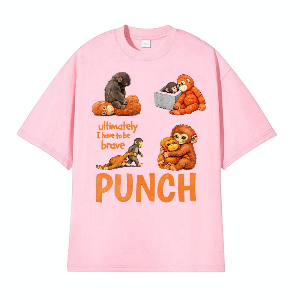 Baby Punch Monkey Lonely Punch Essential Tshirts Unisex Women Summer Fashion Style Classic T Shirt 100 Cotton ONeck Tshirt Tops