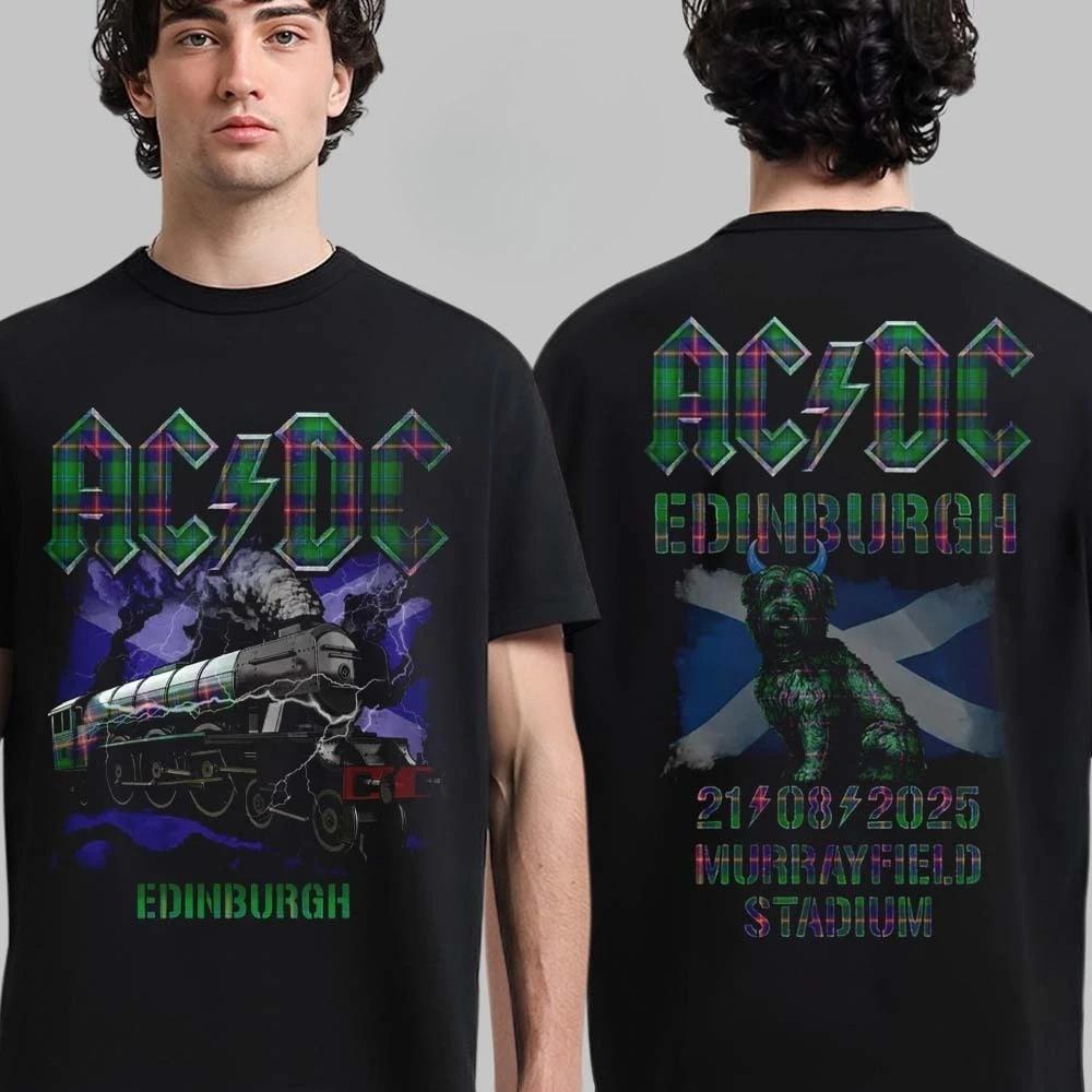 Hot 2026 New Sale Rare ACDC Edinburgh PWR Up Tour In Scotland At Murrayfield Stadium On August 21 2026 Event Tour T-Shirt