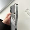 Чехол для телефона из ПК с текстурой карбонового волокна и кевлара Для iPhone 17 16 15 14 13 Pro Max Покрытие Большое Окно Ударопрочный Бампер