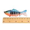 2/PCS 10cm Classic Lua Bait Plastic Hard Bait 15.5g Packed 7 Sections of Fish Bionic Bait Fishing Supplies (random)