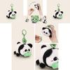 Очаровательный плюшевый брелок-панда, аксессуар для милого украшения сумки и идея для подарка