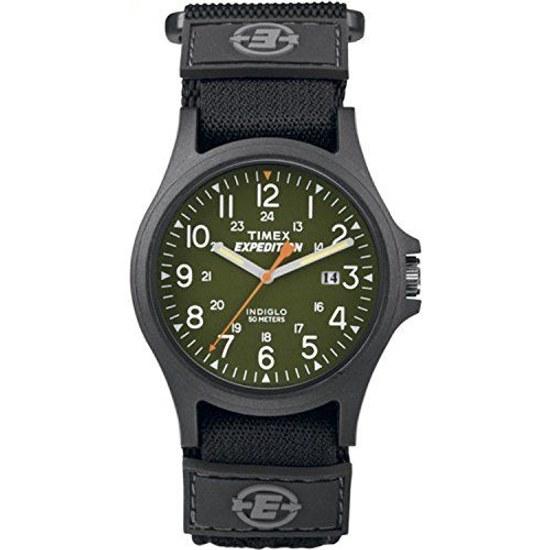 Мужские часы Timex Expedition Camper N Зеленые Черные