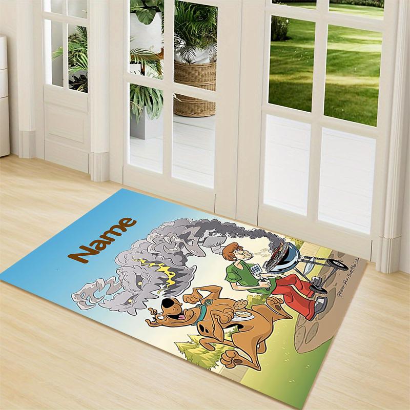 Custom Name "Superhero Friends Adventure" Carpet Rug Customizable Soft Washable Anti-Slip Home Living Room Sofa Mats Personalized Rug. 0909126