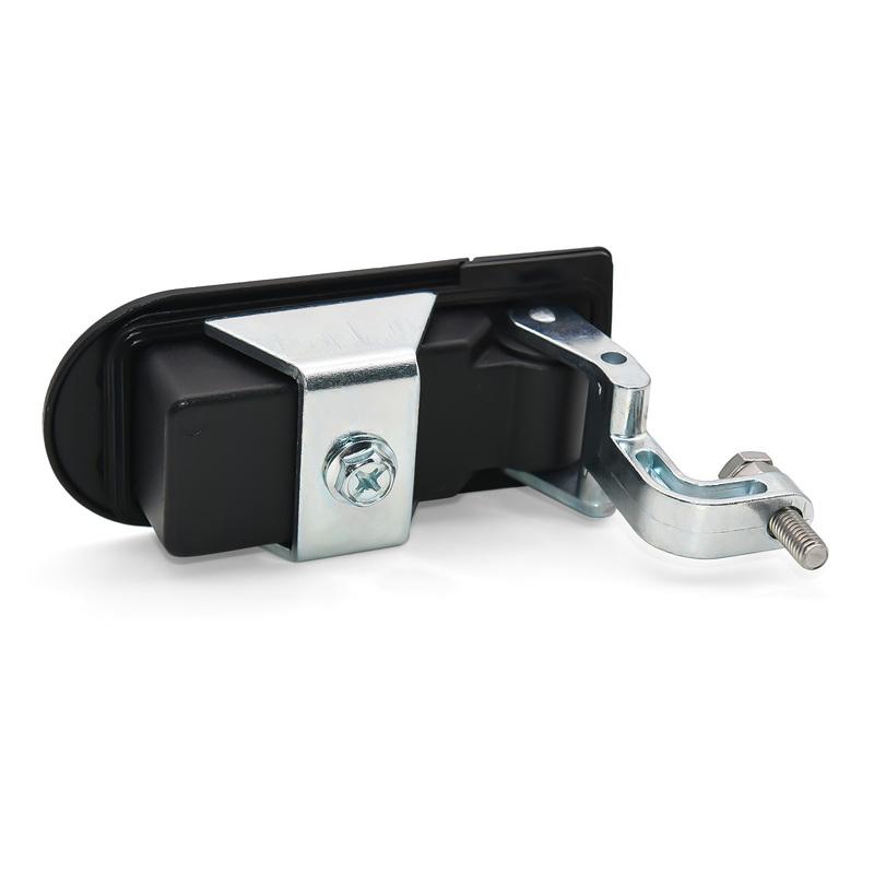 Durable Cabinet Coated Metal Hasp Latch with Key Compression Lock Latch Handle for Toolbox Camper Trailer Truck Caravan Lock