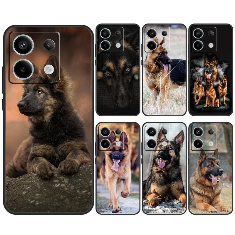 German Shepherd Dog Case For Xiaomi Redmi Note 13 12 11 10 9 8 Pro 12S 11S 10S 9S 10A 9C 10C 12C 13C Back Cover