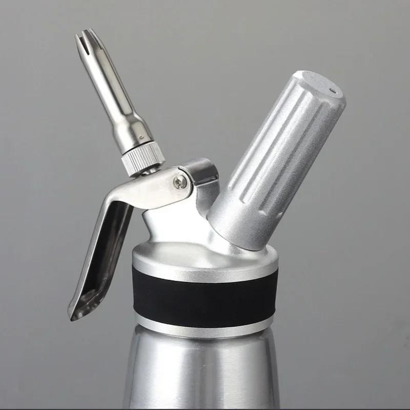 500/1000ml Whipped Cream Gun Cream Dispenser Stainless Steel Cake Piping Gun Siphon Squeeze Bottle Dessert Tool Cream Whippers