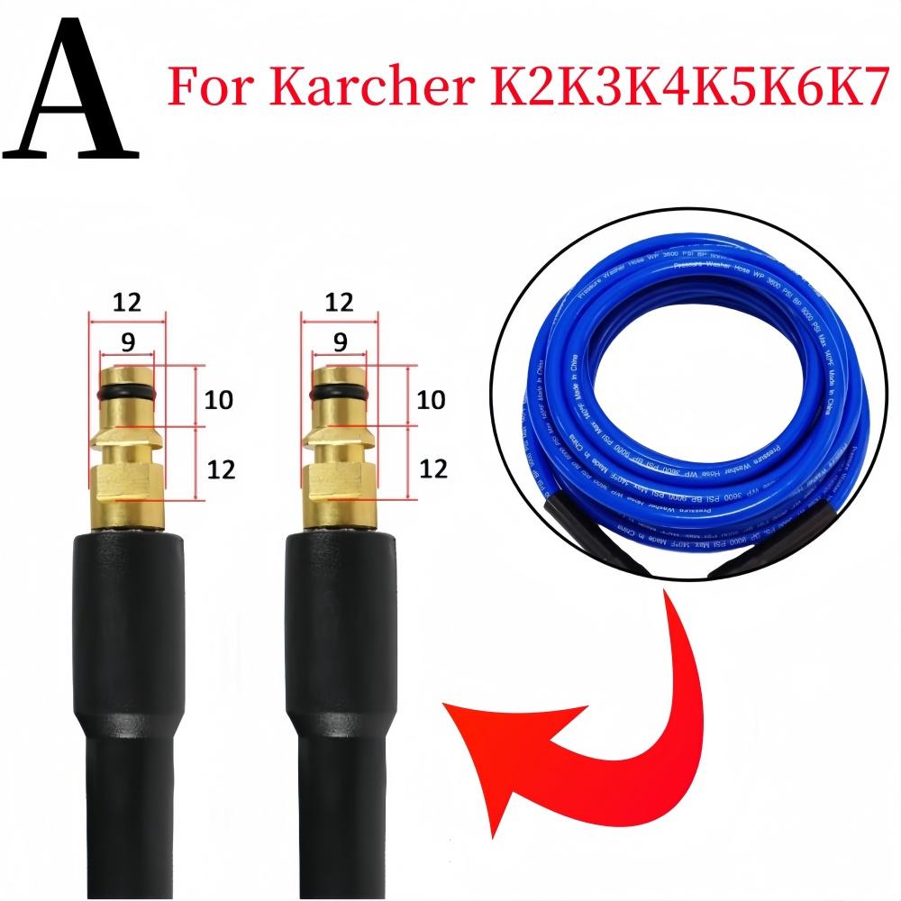 0.5~30m High Pressure Cleaning Machine Hose Car wash Water Cleaning Hose Extension Hose For Karcher Bosch Interskol Lavor Kohler