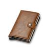 Slim Thin RFID Business Card Holder Name Card Case Carbon Fiber Wallet Men Bank Cradholder Minimalist Walets Money Bag with Hasp
