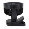 Clip On Fan USB Rechargeable Quiet 360 Degrees  Rotatable Small Fan with Clip for Daily Use Beach Camping