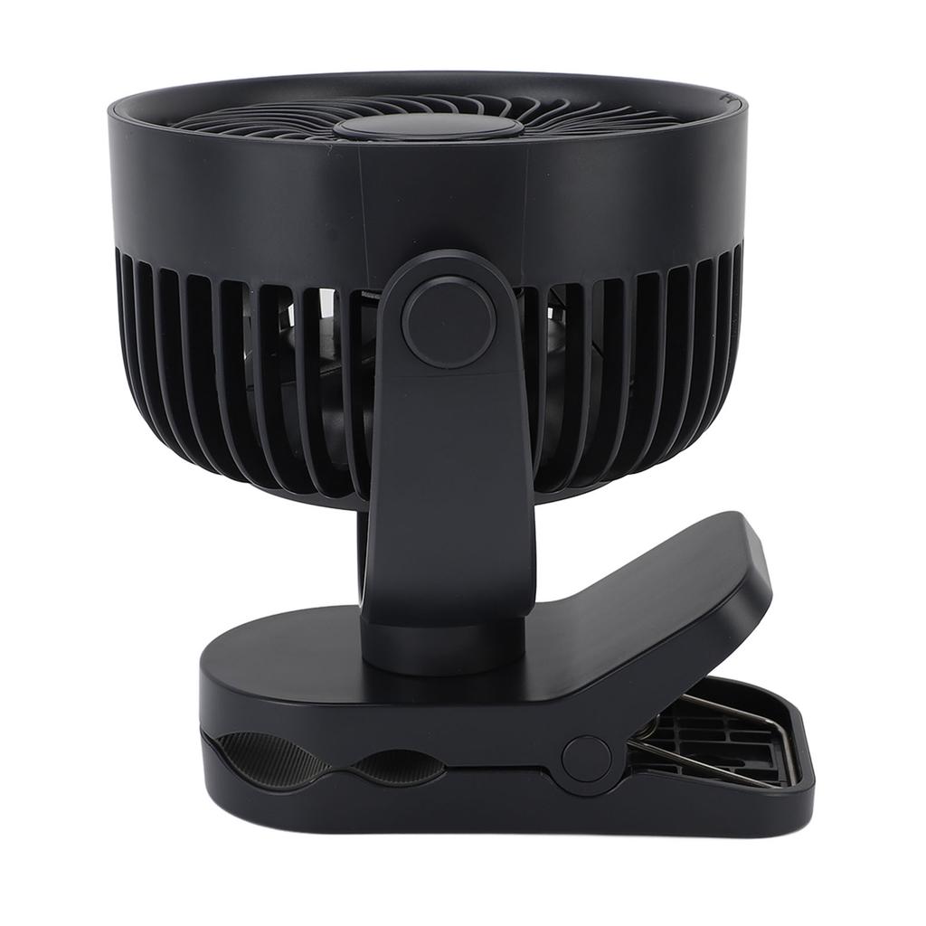 Clip On Fan USB Rechargeable Quiet 360 Degrees  Rotatable Small Fan with Clip for Daily Use Beach Camping