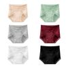 High Waist Lace Butt Lifter Briefs Cotton Crotch Tummy Control Women Underwear Waist Trainer Belly Contracting Lace Shapers Girl